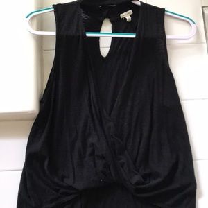 Urban outfitters choker wrap tank top